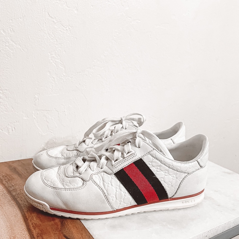 GUCCI SL 73 Ace Low MicroGuccissima Trainers 37